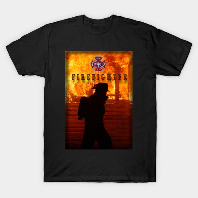 Firefighter T-Shirt by Ninety One Bravo